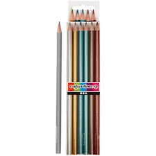 Colortime-värikynät, 3 mm, metallic-värit, 6kpl