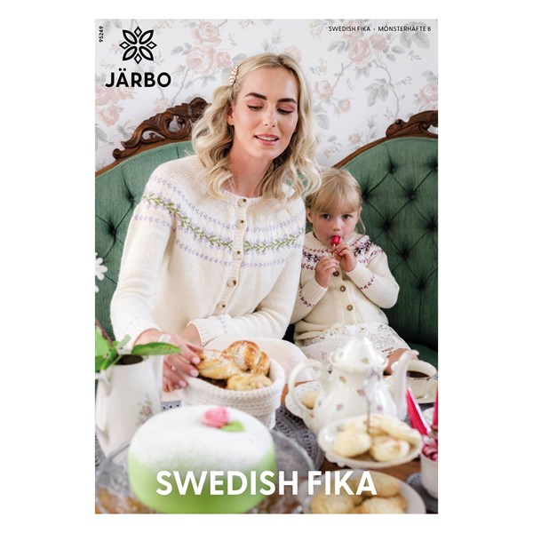 Mönsterhäfte 8 Swedish Fika (Svensk text) Järbo Garn