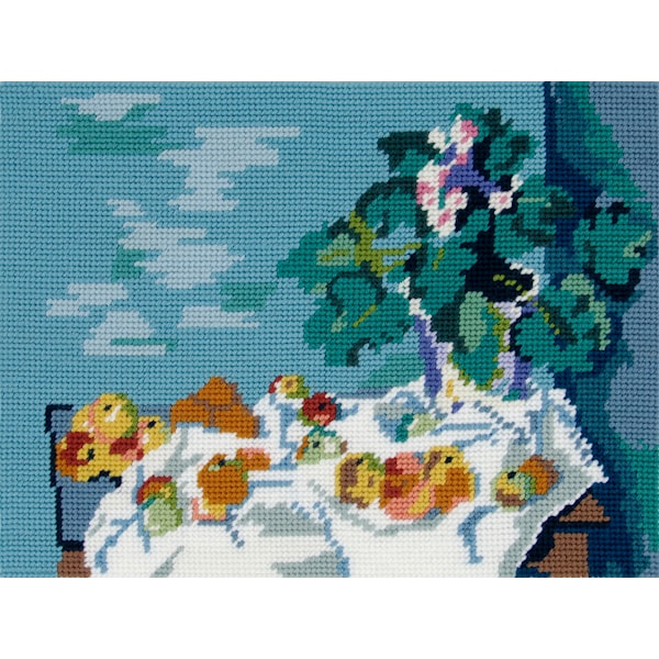 Forhåndstrykt lerret 30 x 22,5 cm, Motiv Paul Cezanne
