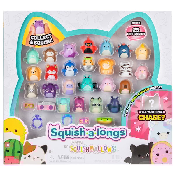 Squishalongs Squish-a-longs 2.5 cm 25 Pack S2