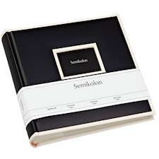 Fotoalbum 200 Bilder Svart Semikolon