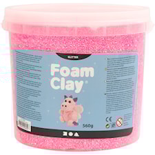 Foam Clay®, pinkki, kimalle, 560 g/ 1 prk