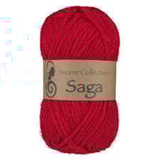 Saga Ull, Alpacka mix 50 gr Röd 450, Viking Snorre