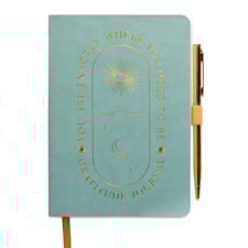 Muistikirja Kiitollisuus Sininen kynällä, Designworks