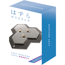 Huzzle Cast Hjärngympa nivå 4: Hexagon