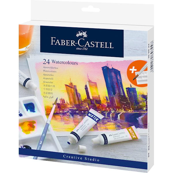 Faber Castell Watercolours 9 ml (24 pcs)