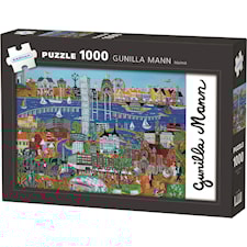 Gunilla Mann Malmö Pussel 1000 bitar Kärnan