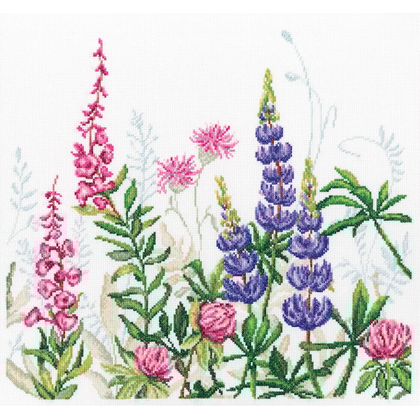 Kuddfodral lupiner 40x40 cm RTO
