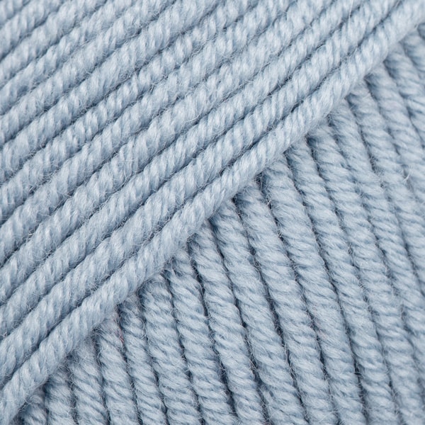 Merino Extra Fine Uni Colour Garn Merinoull 50 g Blue Fog 38 Drops