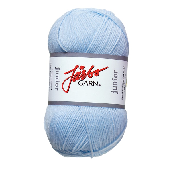 Junior Garn Akrylmix 50g Ljusblå (67003)