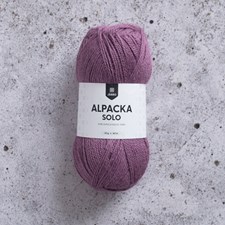 Alpacka Solo Ullgarn 50 g Syren (29118) Järbo