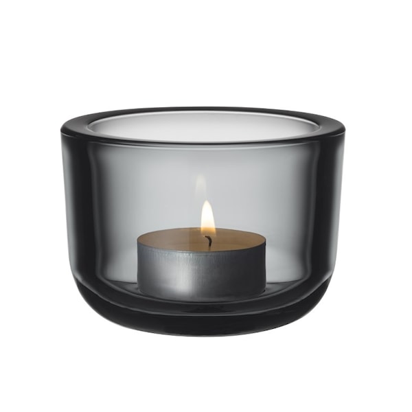 Iittala Valkea Ljuslykta 6 cm Glas Grå (grå) - ljusstakar & ljuslyktor Iittala Valkea Ljuslykta 6 cm Glas Grå (grå) - ljusstakar & ljuslyktor