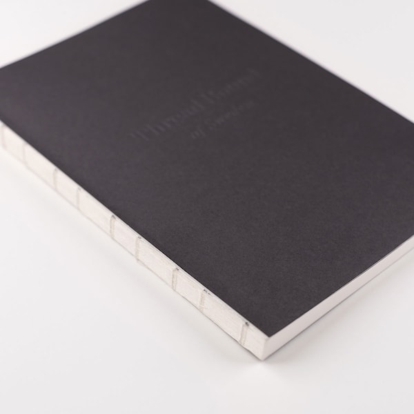 Notatbok A5 Linjert Bohus Granite 120 sider Thread Bound