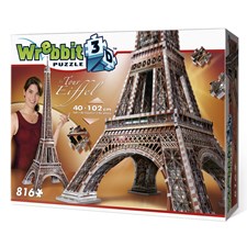 3D-puslespill Eiffel Tower Wrebbit