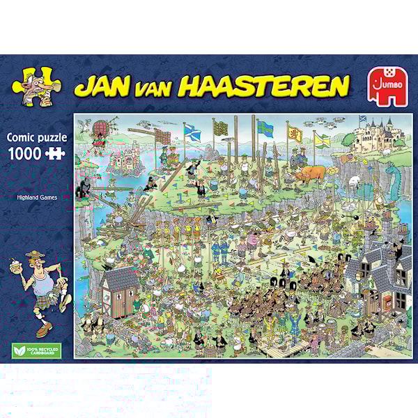 Jan Van Haasteren Highland Games Puslespill 1000 brikker, Jumbo