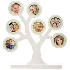 Fotoram Familjeträd, Vit, Tiny Ideas