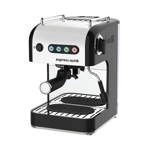Dualit Espress-auto 4-in-1 Espressomaskin Svart - kaffe & teberödning Dualit Espress-auto 4-in-1 Espressomaskin Svart - kaffe & teberödning