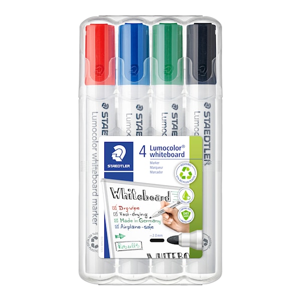 Lumocolor whiteboardpennor 4-pack Staedtler