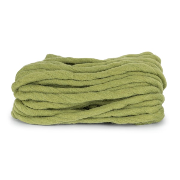 Knit At Home Chunky Wool Lanka Villalangat 200 g lehmuksen vihreä 941