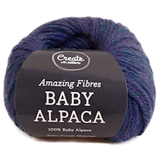 Adlibris Baby Alpaca, 50 g, Astro Purple Melange A254