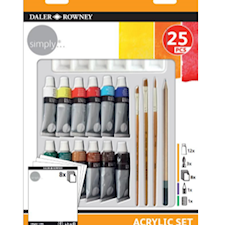 Daler-Rowney Akrylfärg Set 25 delar