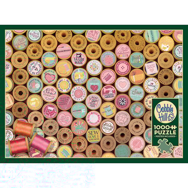 Puslespill Sew Happy! 1000 brikker, Cobble Hill
