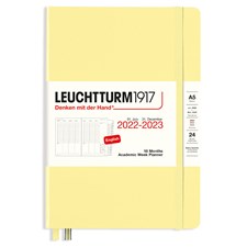 Kalender A5 Academic Week Planner 2022/2023 Vanilla Leuchtturm1917