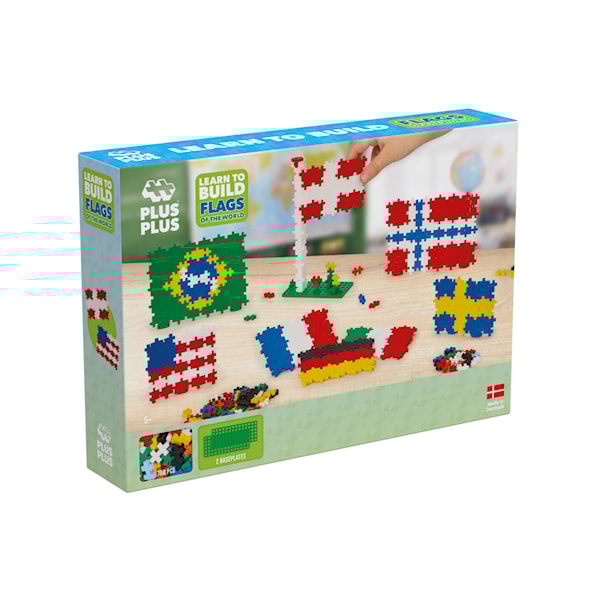 Plus-Plus - Learn To Build Flags of the World - (3932)