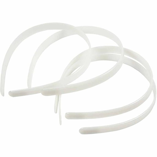 Hårbøyle, B: 13 mm, hvit, 5 stk./ 1 pk.