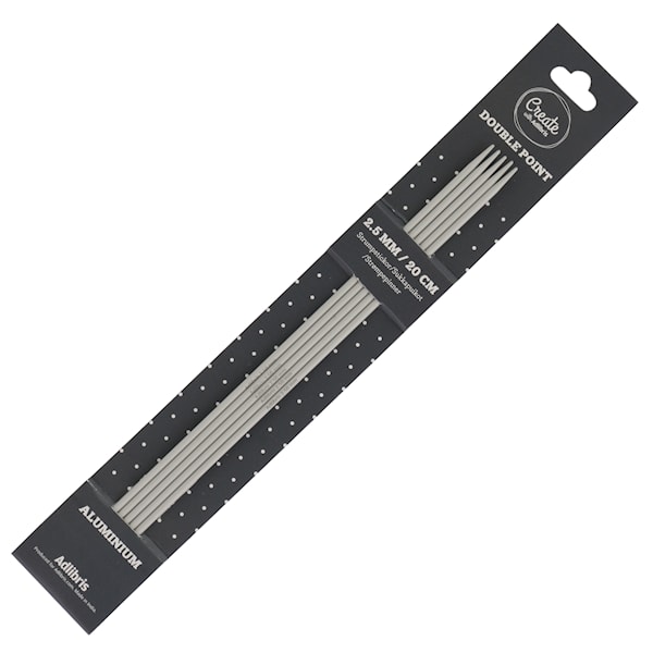 Sukkapuikot 2,5mm Alumiini 20cm