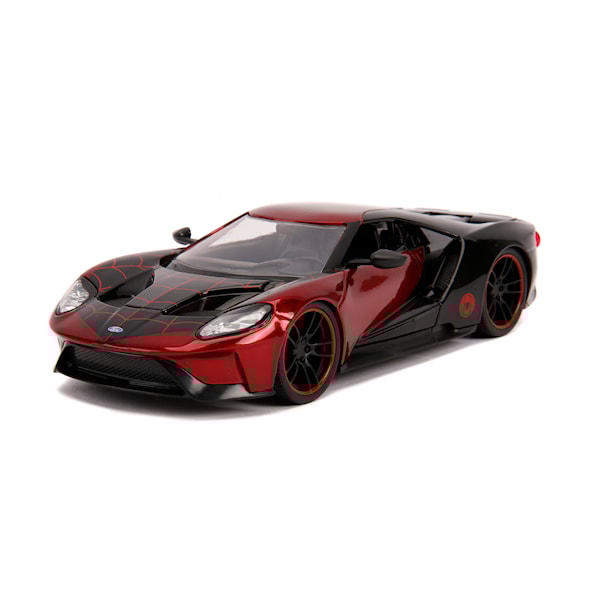 Marvel Spider-Man Miles Morales 2017 Ford GT med Figur 1:24