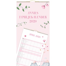 Väggkalender 20-21 Burde Annies Familjekalender