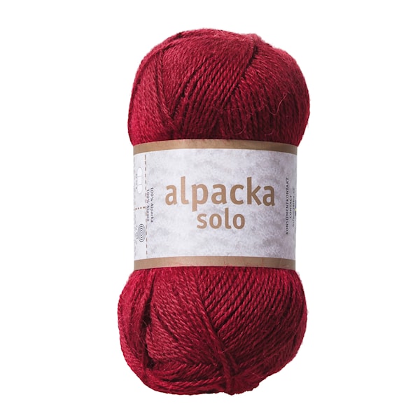 Alpacka Solo Ullgarn 50g Vin (29110)