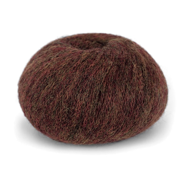 Du store Alpakka Dreamline Soul Garn 25 g Rust melert 209