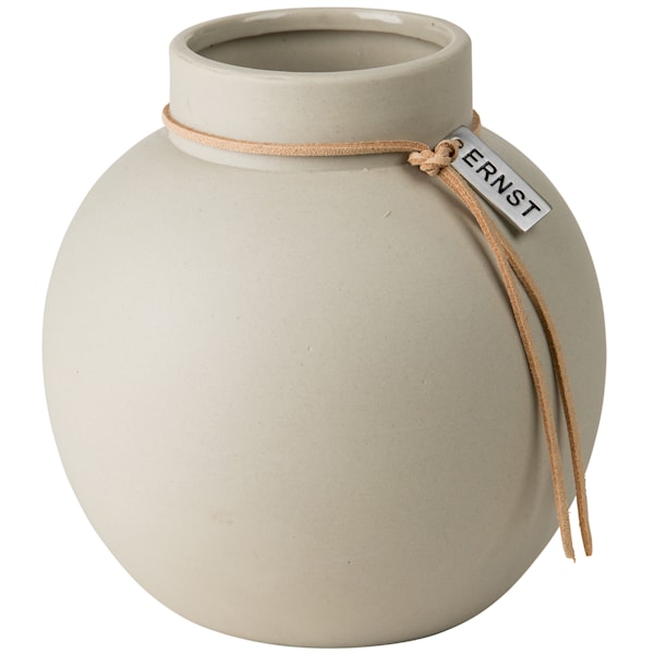 ERNST Vas H 14 cm Stengods Natur (natur) - vaser ERNST Vas H 14 cm Stengods Natur (natur) - vaser