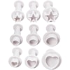Figurstans Stjärna, Cirkel, Hjärta, Dia. 1,1-3 cm, 9-pack Creativ Company