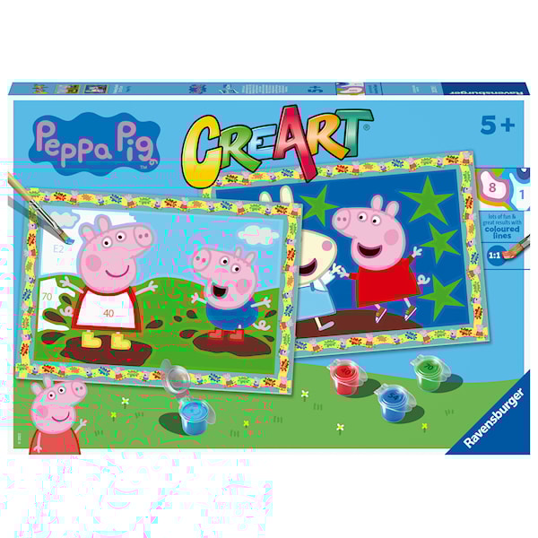 Ravensburger CreArt Fargeleggingsbok Peppa Gris -  Malebøker & Aktivitetsbøker
