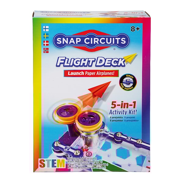 Elenco Snap Circuits Flight Deck Eksperimenteske -  Eksperiment