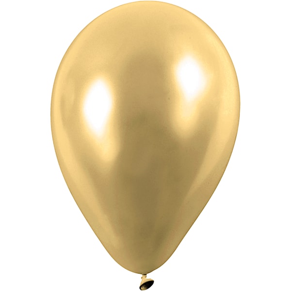 Ballonger, runde, dia. 23 cm, gull, 8 stk./ 1 pk.