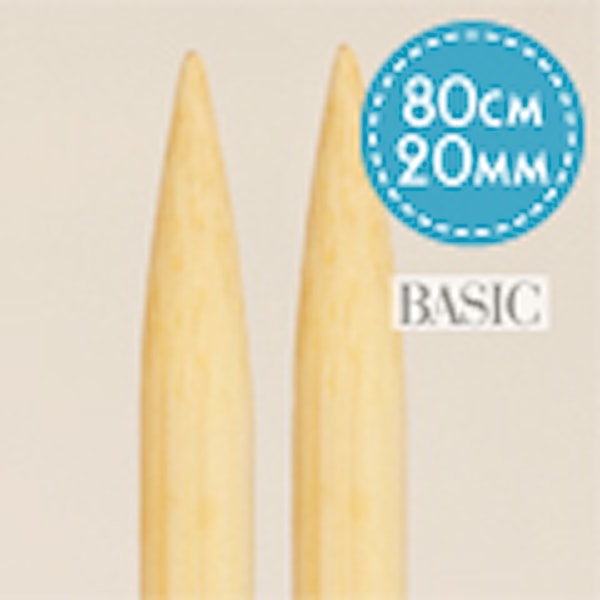 Rundpinner Basic Bjørk 80 cm Drops