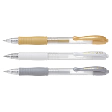 Gelpenna Pilot G-2 Metallic 3-pack Guld/Silver/Vit