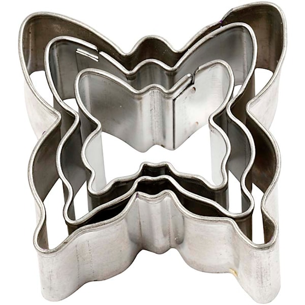 Metallimuotit, suurin koko 40x40 mm, 3 kpl
