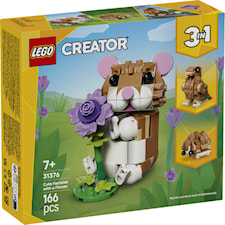 Söt hamster med blomma LEGO Creator (31376)
