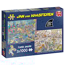 Jan Van Haasteren DIY Shop & Renovation project Pussel 2x1000 bitar