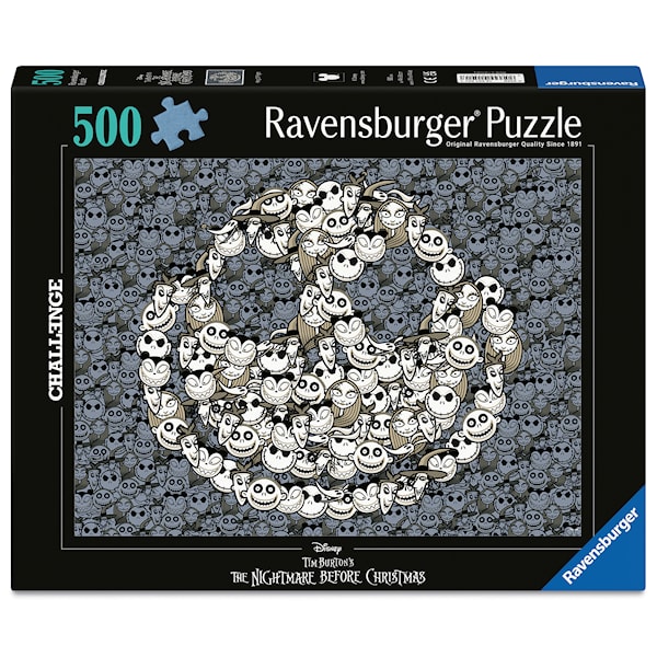 Nightmare Before Christmas Julpussel 500 Bitar, Ravensburger