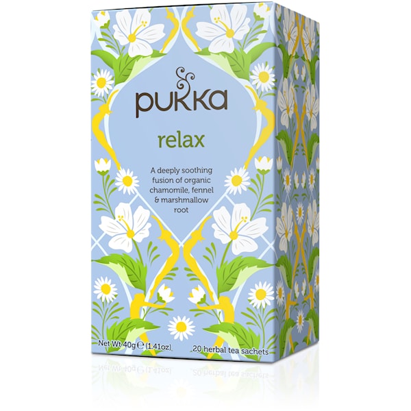 Pukka Te Relax Tepåsar 20 st Ekologisk
