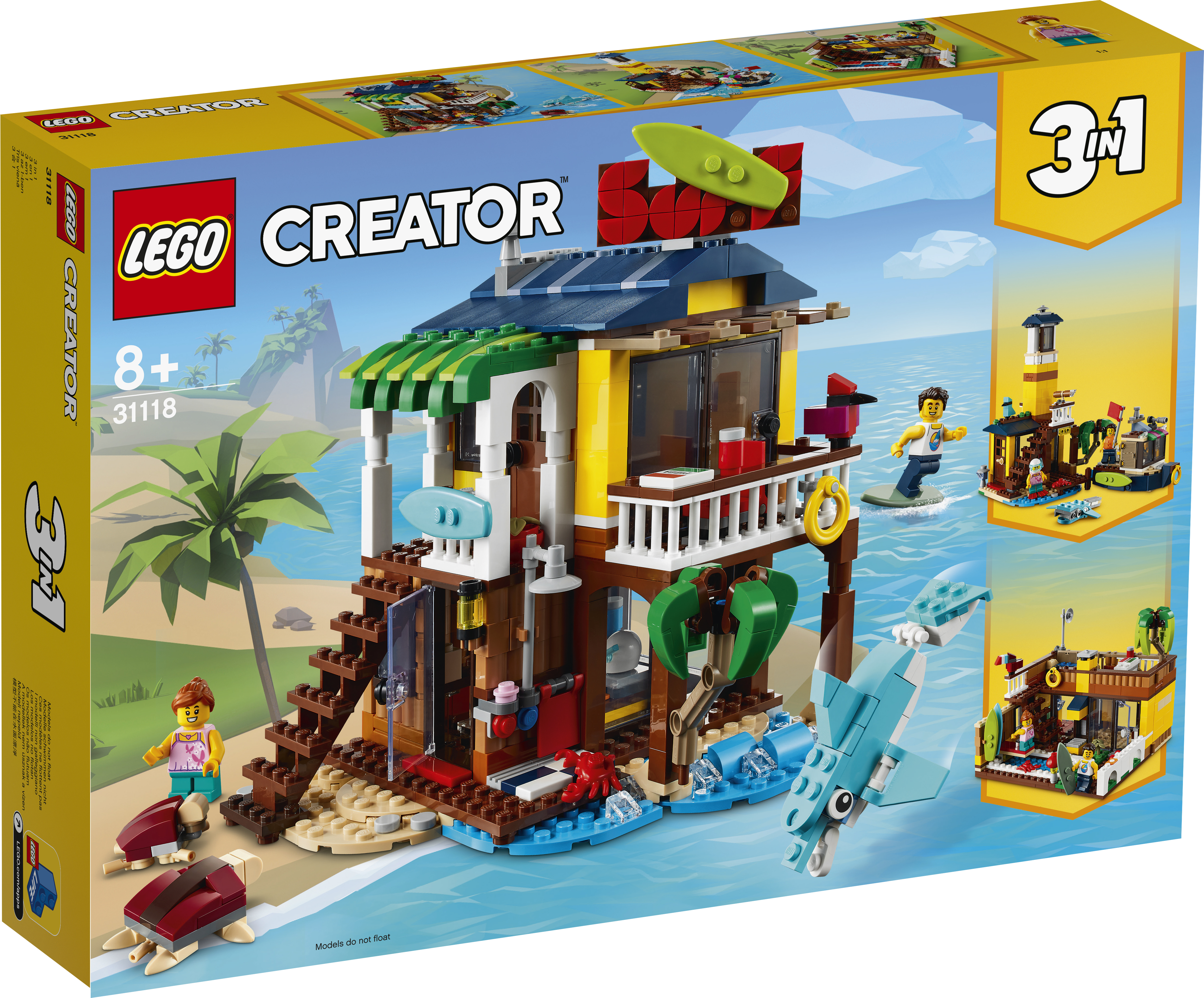 Surffaajan rantahuvila LEGO® Creator (31118)