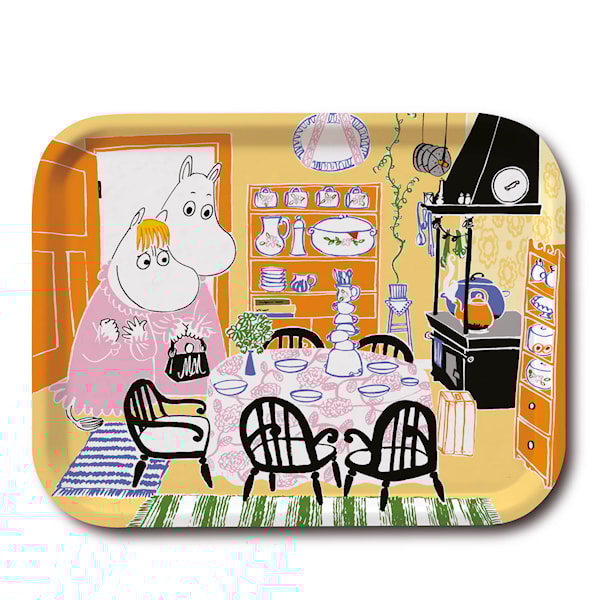 Opto Design Mumin Kitchen Bricka 27 x 20 cm Gul