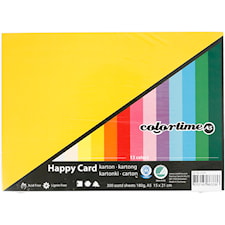 Kevätmalliston Kartonki, A5, arkki 148x210 mm, 180 g, värilajitelma, 300 laj/ 1 pkt