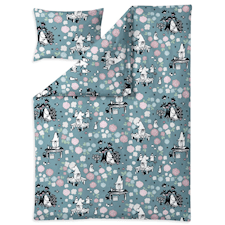 Finlayson Muminmamman Dagdrömmer 150X210 + 50X60 Blågrå